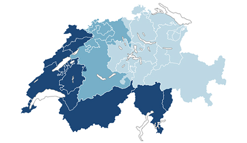 Kartografische Analyse von Topstandorten nach Bürofläche