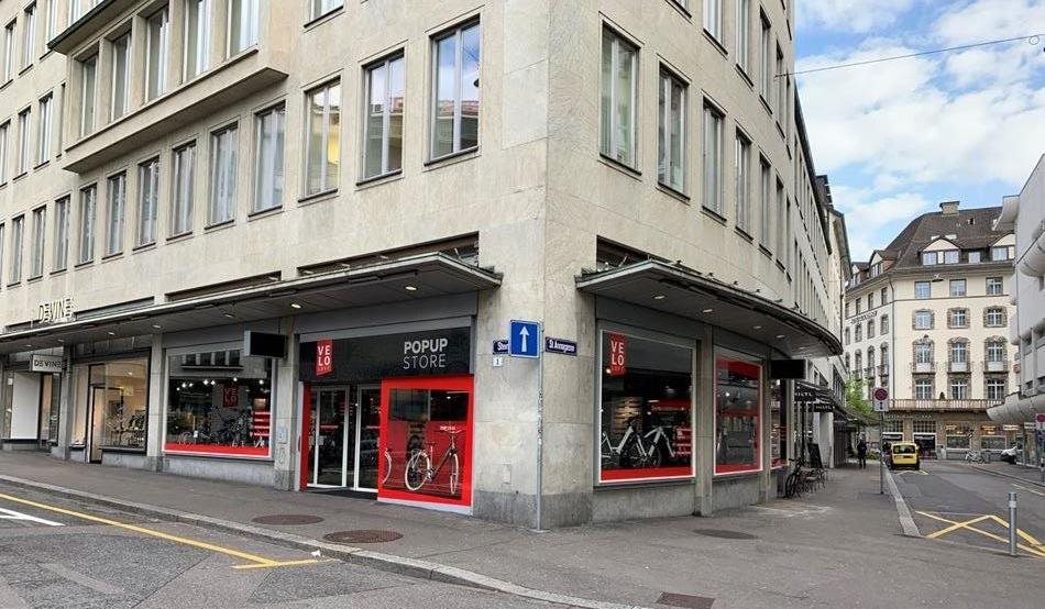 Temporary use instead of vacancy in the center of Zurich